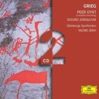 Grieg - Peer Gynt & Sigurd Jorsalfar i gruppen CD / Klassisk hos Bengans Skivbutik AB (521384)