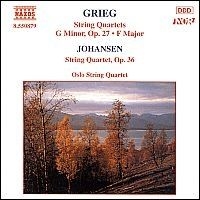 Grieg / Johansen - Stråkkvartett G-Moll Op 27  Op 35 i gruppen CD / Klassisk hos Bengans Skivbutik AB (540780)