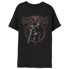 Bon Jovi - Triangle Overlap Uni Bl