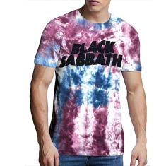 Black Sabbath - Wavy Logo Uni Blue Dip-Dye