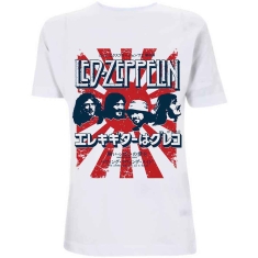 Led Zeppelin - Japanese Burst Uni Wht