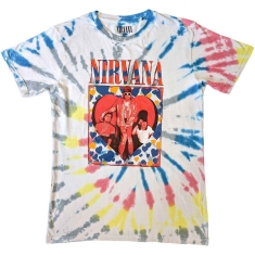 Nirvana - Heart Uni Wht Dip-Dye