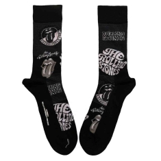 Rolling Stones - Mono Logos Uni Bl Socks (Eu 40-45)