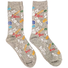 The Beatles - Love Lady Grey Socks (Eu 37-41)