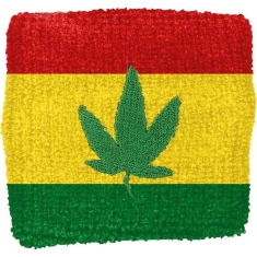 Generic - Rasta Leaf Wristband Sweat