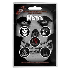 Misfits - Skull Button Badge Pack