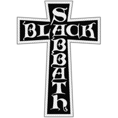 Black Sabbath - Cross Logo Cut Out Retail Packaged Patch