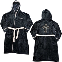 Tupac - Cross Uni Bl Bath Robe: 