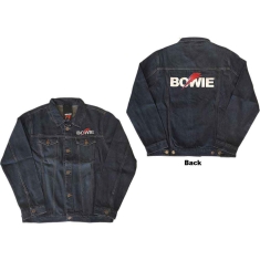 David Bowie - Flash Logo Uni Denim Jacket:  S