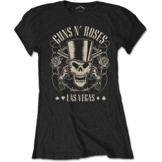 Guns N Roses - Top Hat Skull & Pistols Lv Lady Bl    S