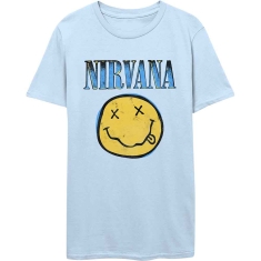 Nirvana - Xerox Happy Face Blue Uni Lht Blue