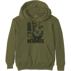 Jimi Hendrix - Let Me Live Uni Khaki Hoodie