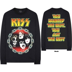 Kiss - You Wanted The Best Bl Longsleeve