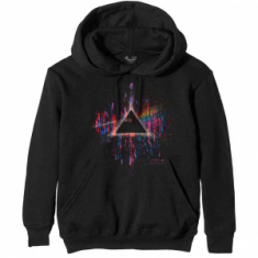 Pink Floyd - Dsotm Pink Splatter Uni Bl Hoodie