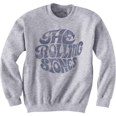 Rolling Stones - Vtge 70S Logo Uni Grey Sweatshirt