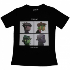 Gorillaz - Demon Days Lady Bl T-Shirt