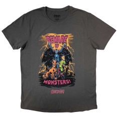 Scooby Doo - Beware Of Monsters Uni Char T-Shirt