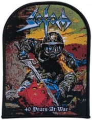 Sodom - Patch 40 Years At War Black Border