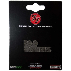 Foo Fighters - Stacked Logo Pin Badge