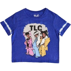 Tlc - Cartoon Uni Blue Dip-Dye Crop Top