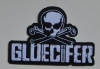 Gluecifer - Patch Skull Logo (9,2 X 6,5 Cm)