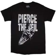 Pierce The Veil - Large Text Uni Bl T-Shirt