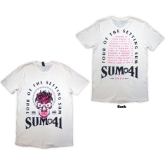 Sum 41 - Tour 24 Pink Skull Uni Natrl T-Shirt