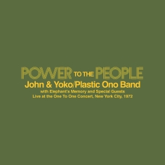 John & Yoko  The Plastic Ono Band  Elephant’S Memory - Power To The People – Live At The One To One Concert  New York City  1972 (Yellow Colour Vinyl)