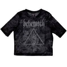 Behemoth - Furor Divinus Lady Bl Mesh Crop Top