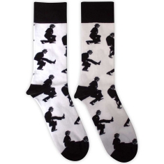 Monty Python - Silly Walks Uni Wht Socks