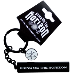 Bring Me The Horizon - Text Logo 6-Point Star Charm Keychain