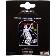 Metallica - And Justice For All Tombstone Pin Badge