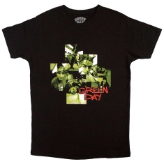 Green Day - Photo Montage Uni Bl T-Shirt