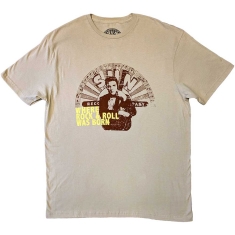 Elvis Presley - Sun Records Elvis Where R&R Was Born Uni Sand T-Shirt