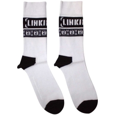 Linkin Park - Lp Repeat Uni Wht Socks (Size 40-44)