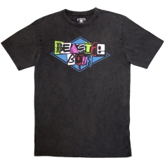 Beastie Boys - Beastieboys Multicolour Logo Stone Wash Uni Char T-Shirt