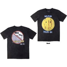 Motley Crue - No Fun Tour 84 Stone Wash Uni Char T-Shirt