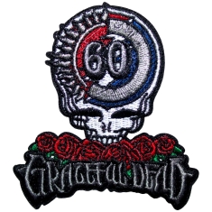 Grateful Dead - 60Th Anniversary Skull & Logo Woven Patch