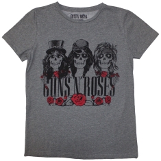 Guns N Roses - Hell Group Lady Grey T-Shirt