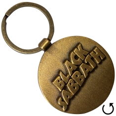 Black Sabbath - 3D Wavy Logo Double-Sided Keychain