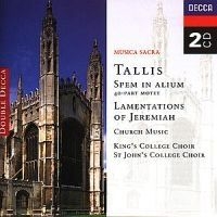 Tallis - Musica Sacra - Motetter i gruppen CD / Klassisk hos Bengans Skivbutik AB (560482)