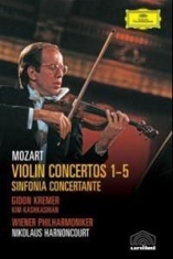 Mozart - Violinkonsert 1-5 i gruppen Musikkk-DVD & Bluray hos Bengans Skivbutik AB (882494)